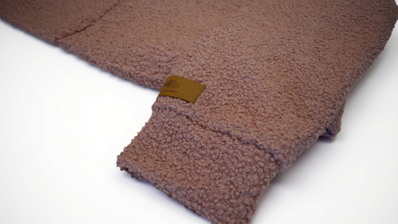 Chaqueta Borreguito Rosa - Detalle Manga Izquierda