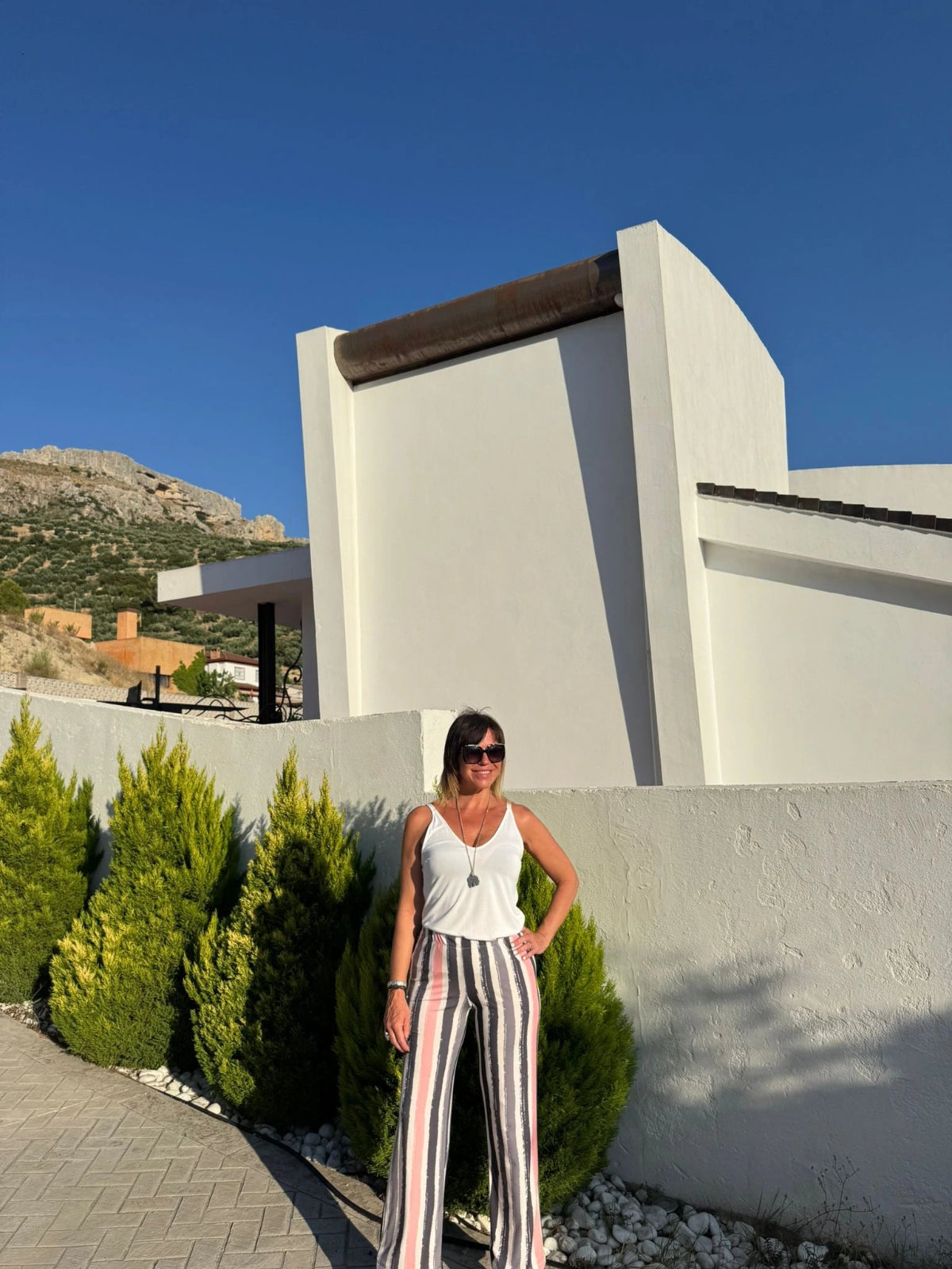 Camiseta de tirantes blanca