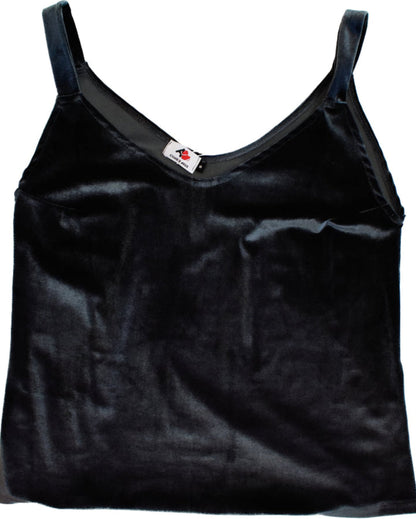 Top Terciopelo Negro